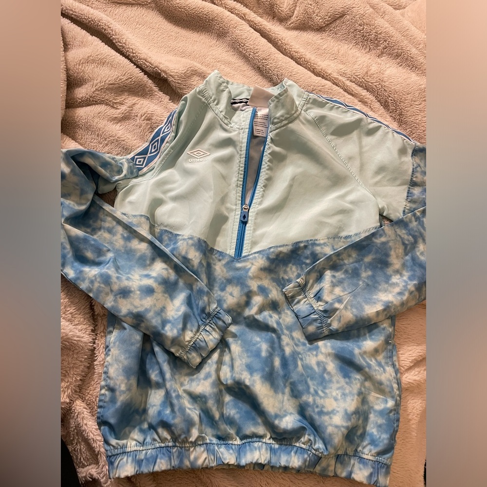 NWOT Girl’s Umbro Quarter Zip Lightweight Athletic Jacket